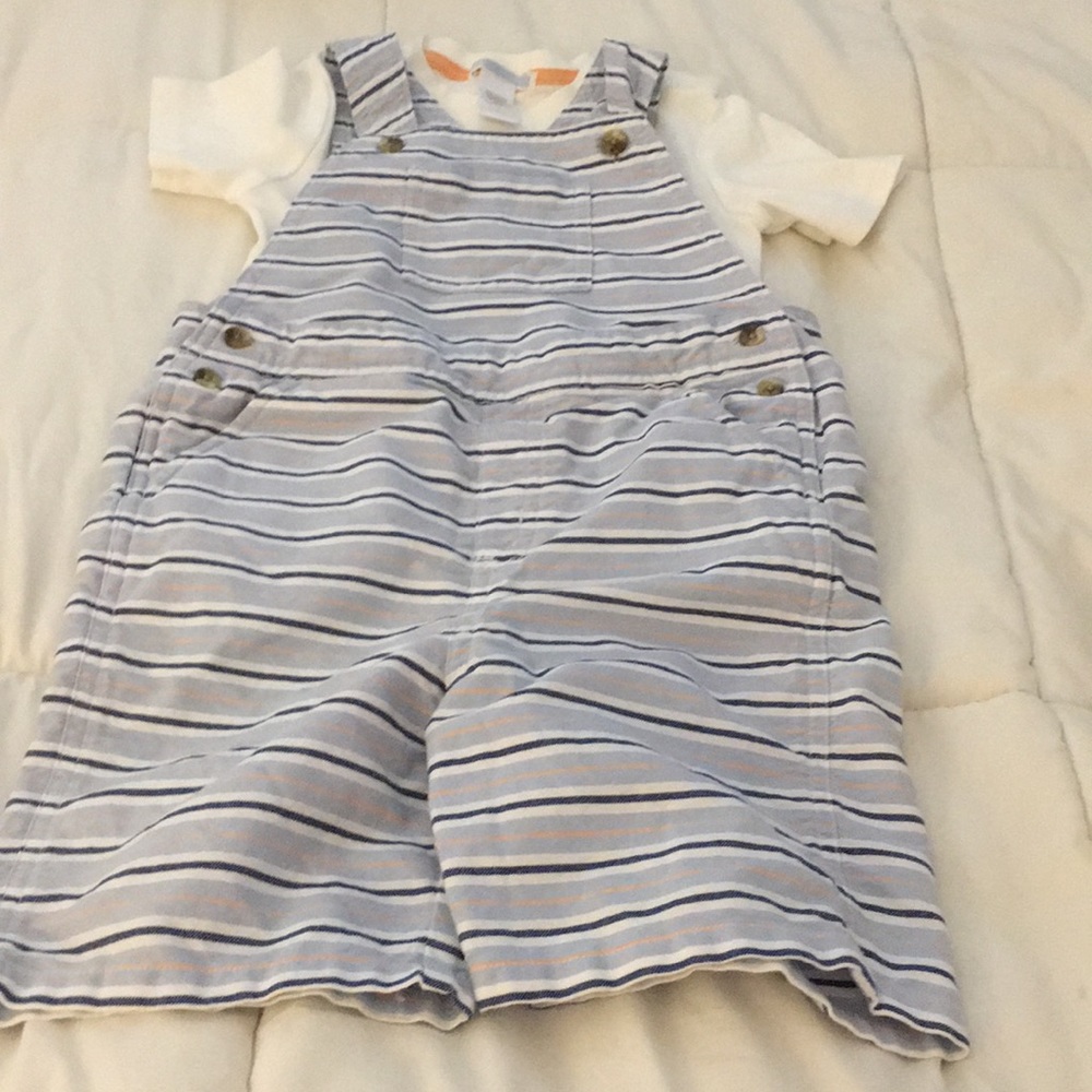 Janie and Jack 3T pelican onesie shirt set